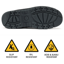 Charger l&#39;image dans la galerie, 80N01BN/81N01BN Men&#39;s 6&quot; Soft Toe / Composite Toe Slip Resistant Waterproof Anti-puncture Work Boots Durable

