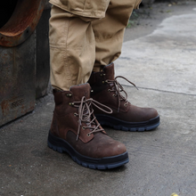 Carica l&#39;immagine nel visualizzatore di Gallery, 80N01 BN/BK Men&#39;s 6&quot; Soft Toe Slip Resistant Waterproof Anti-puncture Work Boots Durable
