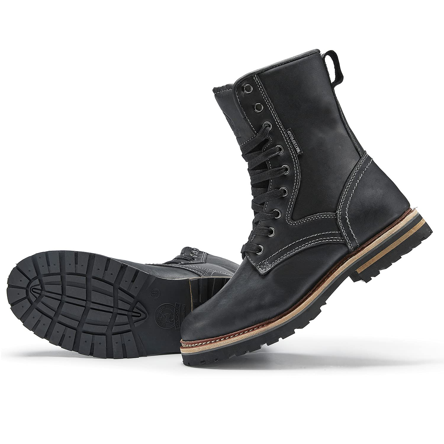 84430 ELK WOODS Men s Classic 8 Soft Toe Work Boot Brown HANDPOINT